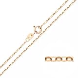 Old English Jewellers 9ct Rose Gold on Silver Belcher Chain Necklace - 1.25mm - 16' 18' 20' 22' 24' 26' 30' (18)