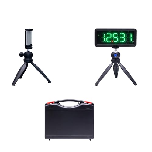 F-Winner Wireless Laser Timer with Battery Supply,Sprint Race Clock Running for Track Yard Dash,Laser Timer System with Stopwatch for Training Game (One Timer)