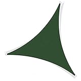 Incluye Triángulo 3x3x3m vela impermeable de poliéster de sombra. 3 cuerdas de seguridad de 1,5 m para asegurar el toldo. Cada extremo de la vela de sombra incluye un anillo en D de acero inoxidable 304 para garantizar la resistencia.