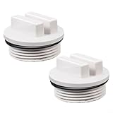 EffiFish Tapa roscada para alberca de 1.5 pulgadas, con junta tórica para...