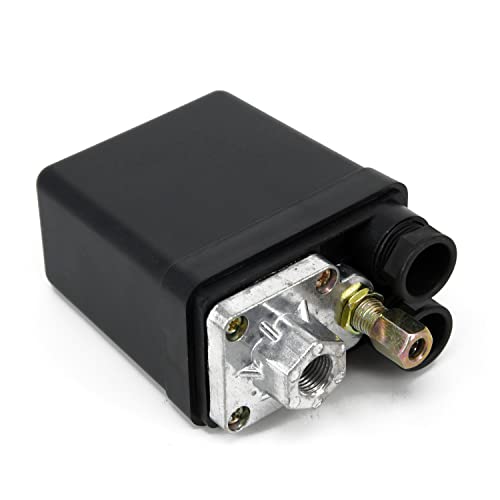 230V 16A Régulateur Heavy Duty Compresseur D'air Pompe Commutateur De Commande De Pression Pompe À Air Vanne De Commande 175PSI avec Jauge