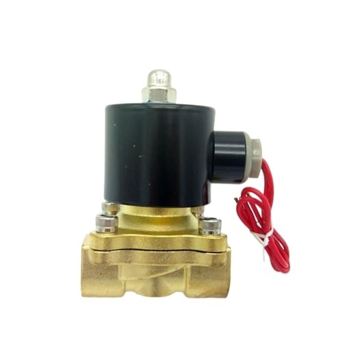 Válvula solenoide de latón de 1-1/2 pulgadas normalmente cerrada AC110V para control de agua y gas 2