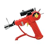 Raygun V2 Torch Lighter, with Adjustable Flame, Safety Lock, and Light Scope (Red)