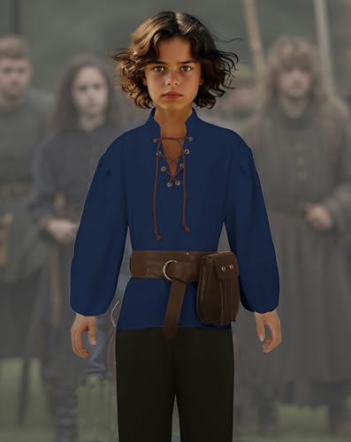 Disfraz Medieval para Niños Vikingos 4-12 años miniatura 4