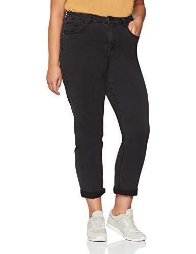 Dorothy Perkins Curve Slim Boyfriend Jeans, Nero