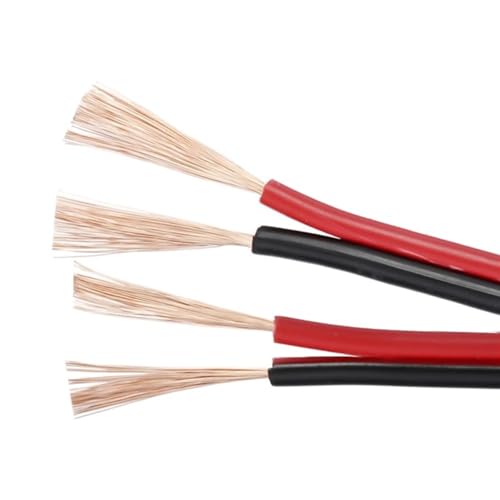 Canvia 2/5M Heatbed Welding Wire Hot Bed Electric Red Black Extension Wire Cable 2x0.75M 3D Printer Parts & Accessories Welding line (Size : 2M)