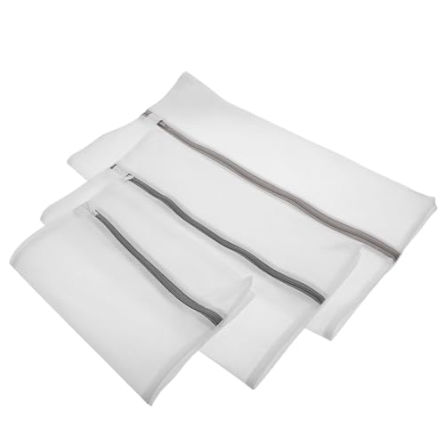 DIYEAH Bolsa para Lavar Ropa Interior Bolsa Protectora para Lavadora de Tamaños 30X40 40X50 y 50X60 CM Cremallera Adecuado para Prendas Delicadas y Ropa Especial