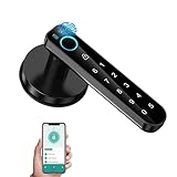 Serrure Biometrique,Serrure Intelligente,Serrure Empreinte Digitale,9 en 1,avec Clavier Ta...