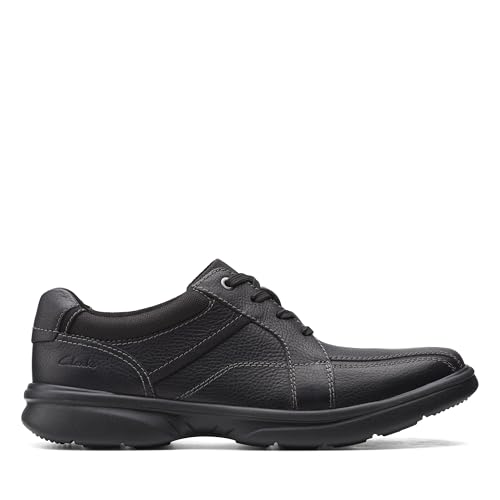 Clarks Men's Bradley Walk Oxford, Black Tumbled Leather, 8.5 by Clarks - Used condition - Image 2