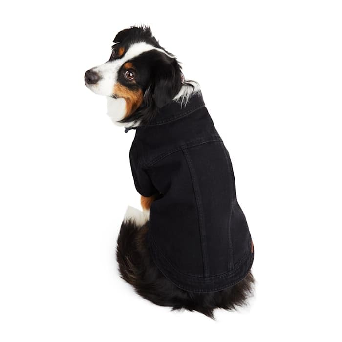 Reddy Denim Jacket for Dogs, Black, X-Large