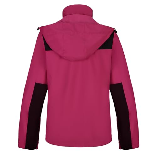 CAMELSPORTS Women's Rain Jacket Waterproof Hooded Windbreaker Windproof Lightweight Shell Raincoat for Outdoor Hiking2