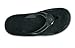 OLUKAI Kipi Men's Beach Sandals, Water Resistant Flip Flops, Quick Dry Material & Arch Support, All-Day Comfort, Black/Black, 11