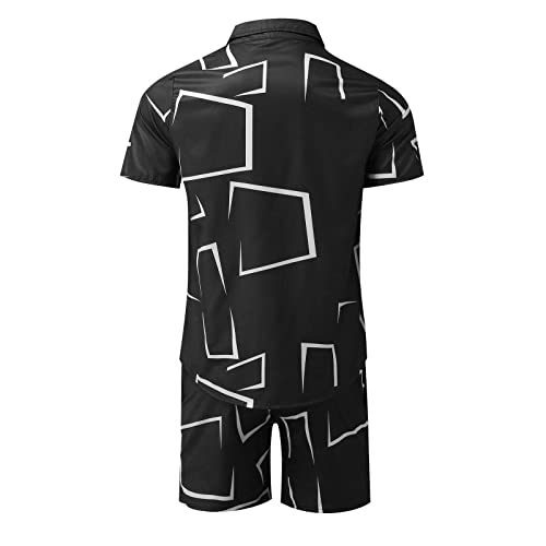 Junge Turndown Collar Crop Top & Pant Set,Mens 2 Piece Set,Two Piece Sweater Set,Cute 2 Piece Sets,Pink 2 Piece Outfit,Two Piece Pants Set Formal,Sparkly Two Piece Set,Summer Two Piece Sets, Black #TOP4