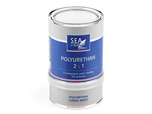Vernis pour rénover votre bateau SEA LINE 2K polyuréthane blanc pot de 5.1L
