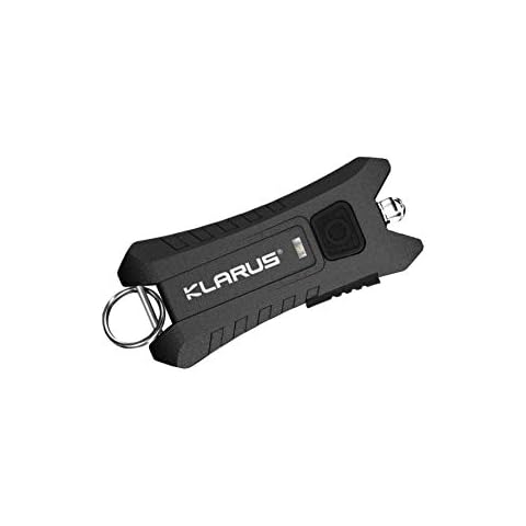 klarus Mi2 Rechargeable LED Keyring Torch, 40 Lumens Small Lightweight Pocket Keychain Flashlight Powered by Bulid-in Battery Cover