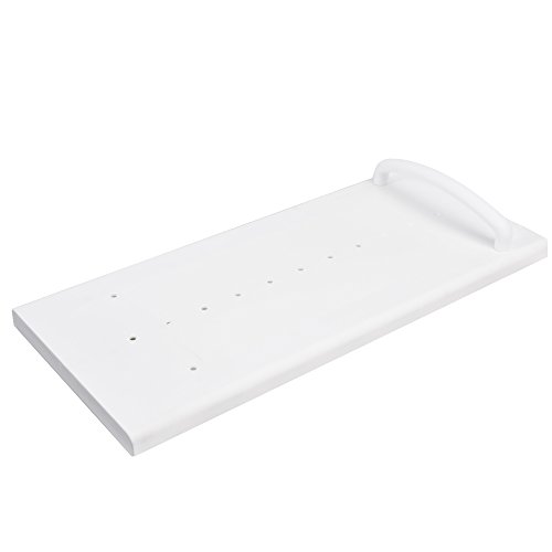 NRS Healthcare Myco Adjustable Bath/Shower Board, 66-76 cm with Handle