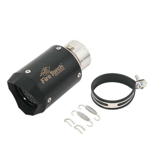 FIRECARP �o�C�N�X���b�v�I���}�t���[ �o�C�N�T�C�����T�[ �o�C�N�p�}�t���[ �ėp ��50.8mm/60.5mm �X�e�����X/�`�^������/�J�[�{���� ����170/180mm �I�[�g�o�C �o�b�t���Ȃ� �X�v�����O�t�� (B, 60.5mm) [���s�A��