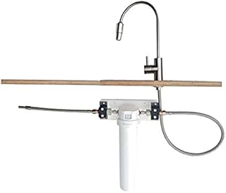 Untertischfilter UKATO Quick Change System mir Trinkwasserwirbler v. Aquadea® ToneOne Silber - Filterpatronen-Wechsel innerhalb 1 Minute - unschlagbar - hygienisch - einfach