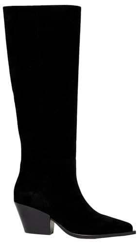 PAIGE Women's Lillian Tall Boot, Black, 5.5