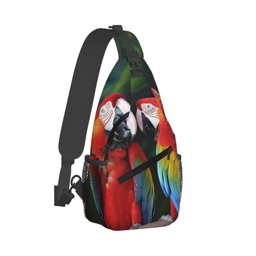 Bolso cruzado diagonal para hombre tipo sling negro miniatura 2