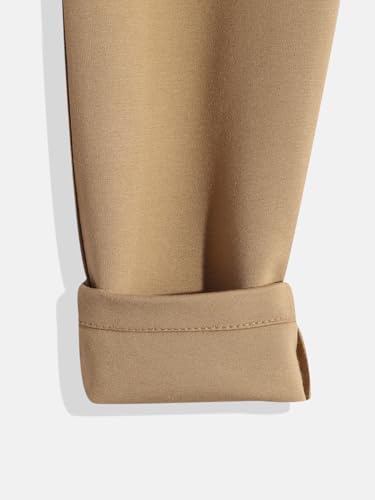 Image of CAVIO Boys Stretchable Solid Regular Fit Trousers with Belt