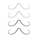UOPJDD 4 Stücke Edelstahl, Kreatives Und Personalisiertes Accessoires, Body Piercing Accessoires, Interessantes Accessoires.