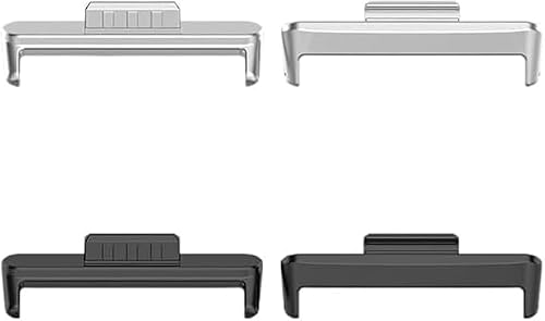 Nillkin 2 Pairs Replacement Watch Band Adapter, Watch Strap Connector Stainless Steel Accessories Compatible with Huawei Watch Fit 3