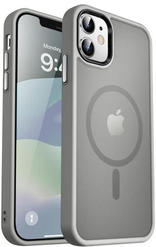 Image of MOCCA Strong Magnetic for iPhone 12 Case /iPhone 12 Pro Case, [Compatible with Magsafe][Mil-Grade Drop Protection] Slim Shockproof Translucent Protective Phone Case for iPhone 12 /12 Pro, Titanium Gray | Fits iPhone 12 /12 Pro | 10ft Drop | Compatible with MagSafe | Anti-Slip Matte | Raised Camera & Screen Lip | Ultra-Slim