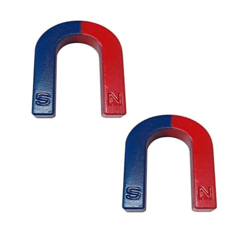 SPYLX Physics Science Kids Magnet Kit for Education Experiment School Home, Magnets Set with North and South Identified for Kids Students Teachers (Horse Shoe (U Type), 2, Piece) (B0DGXNDNR8) Amazon Price History, Amazon Price Tracker