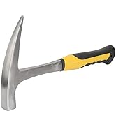 Double Head Flat Mouth Geological Brick Duckbill Tubular Shaft Brick Hammer for Geological Survey...