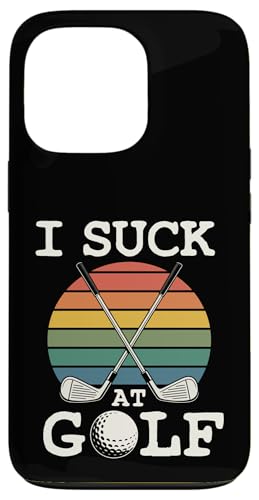 I Suck At Golf Loser Dad ȃW[N St X}zP[X iPhone 13 Pro p