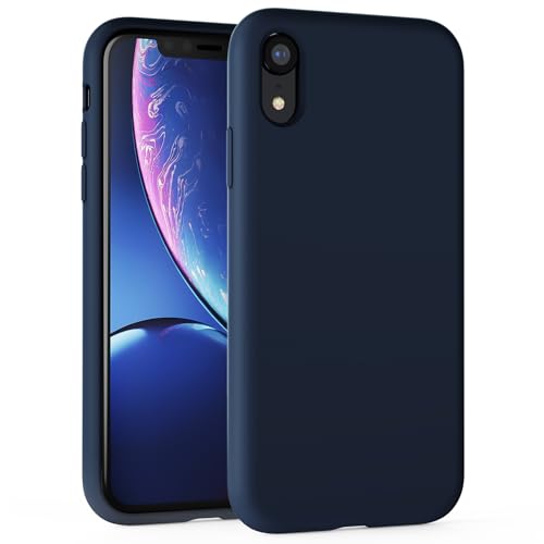 TAXXOE Silicone Case Compatible with iPhone XR Case Soft Ultra Slim Protective Shockproof Liquid Silicone Phone Case