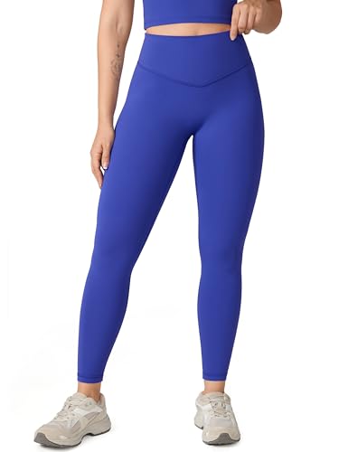 Image of UNISSU Hugcurve No Front Seam High Waisted Workout Leggings for Women Buttery Soft Yoga Pants Gym Athletic Tights - 25''