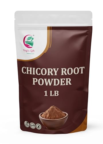 Chicory Root Powder 1 lb – Ground Chicory Root for Instant Coffee, Instant Drinks & Coffee Blends – Rich, Smooth Flavor Chicory Coffee – By Yogi’s Gift®