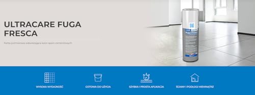 MAPEI Ultracare FUGA FRESCA 177 Salbeigrün Polymerlack zur Renovierung der Farbe der Betonfugen, Grout Refresh Flasche 160 g.