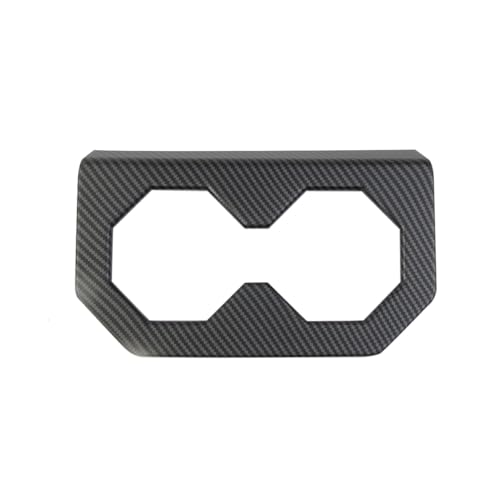 Marco de porta vasos trasero estilo fibra de carbono para Tesla Cybertruck miniatura 4