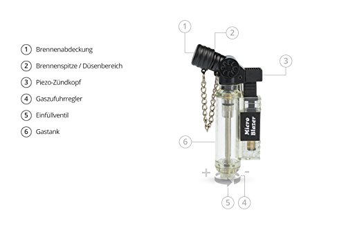 Gasbrenner 433586 JT-06A 700°C 15 Min Sturmfeuerzeug Lötbrenner – Bild 5