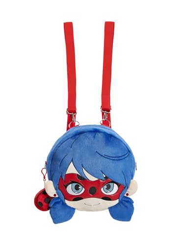 Micotaku Miraculous Ladybug Mochila de pelúcia oficialmente licenciada para viagem e presentes de aniversário, Amarelo, tamanho �nico