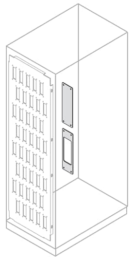Couvercle de protection IS2 ABB Entrelec 24A pour bloc de jonction durable