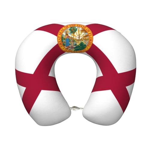 Almohada de viaje espuma memoria u-shaped suave miniatura 1