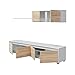 Habitdesign Mueble de Salon Moderno, Modulos de Comedor, Modelo Alida, Acabado en...