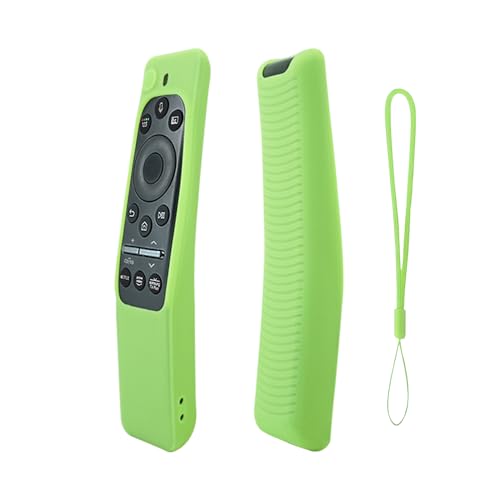 Image of 7SEVEN Compatible with Samsung Tv Remote Cover Suitable Model BN59-01XXXX Series Case to Protect Remote Control from Physical Damage, Ensure Smart Remote with 3 Hotkeys at Last Row Only Fit (Green)
