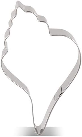 LILIAO Conch Shell Cookie Cutter - 2.7 x 4.1 inches - Stainless Steel