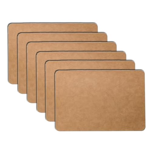 Set de table en cuir imperméable pour protéger la table des taches et de la chaleur - 2