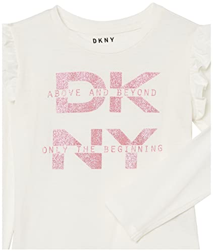 Dkny Girls Casual 2Pc Skirt Set, Off White, 3T #TOP1