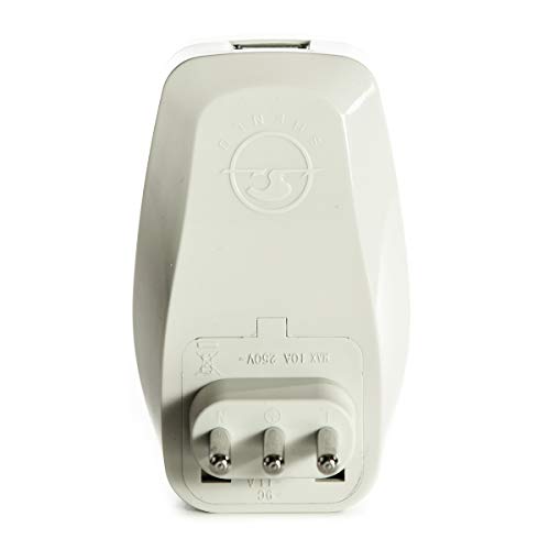 image for OREI 3 in 1 Italy Travel Adapter Plug with USB and Surge Protection - 