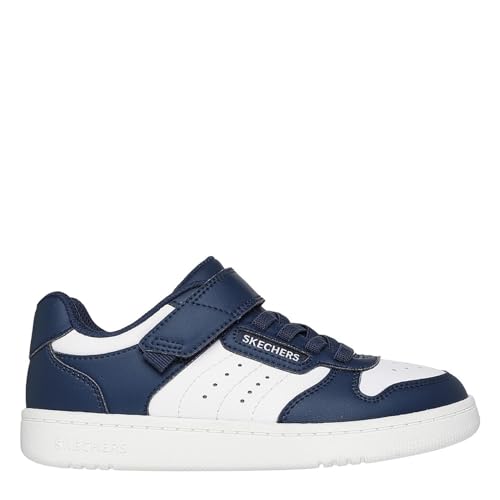 Skechers Bambino Quick Street Sneaker In Blu Navy Blue/Bianco, Taglia 35, Lavabile In Lavatrice - 3