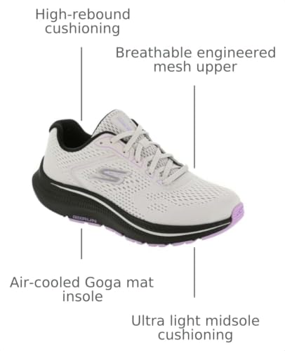 Image of Skechers Women's Go Run Consistent 2.0 Mile Marker | Air-Cooled Goga Mat Insole, Ultra Light Cushioning, M-Strike Technology, Breathable Mesh Upper, Machine Washable