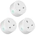 Produktbild RWQRWQ Smart Plug, Mini-WLAN-Steckdose Kompatibel mit Alexa, Google Home, UnterstüTzt Nur 2,4-Ghz-Netzwerk, Zeitgesteuertes Smart Home Mit Fernbedienung,UK