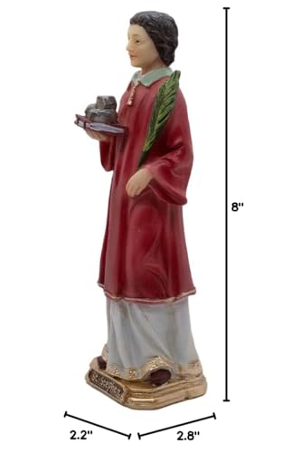 Estatua de San Esteban 8 pulgadas miniatura 4
